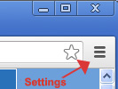Chrome - location of "Settings"