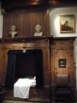 Rekonstrukcja sypialni Rembrandta w jego domu w Amsterdamie, wykonana na podstawie zachowanego inwentarza