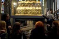 Relikwiarz Pokłonu Trzech Króli w prezbiterium katedry kolońskiej<br />Autor: Grzegorz Pachla